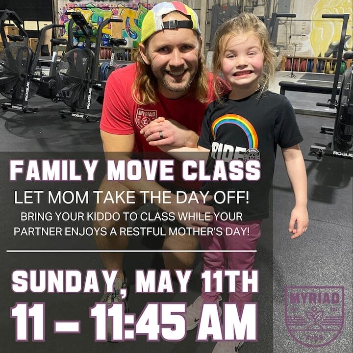 Myriad Fitness + Yoga Family MOVE Class, May 11th, 2025