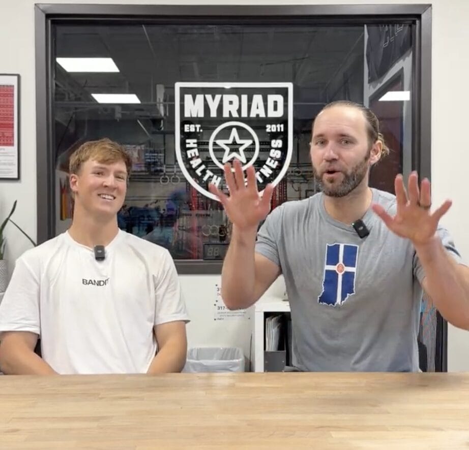 In this episode of "For Time" with Myriad, Coach Jared is joined by Intern Harry to welcome him to the Myriad Fitness + Yoga community.