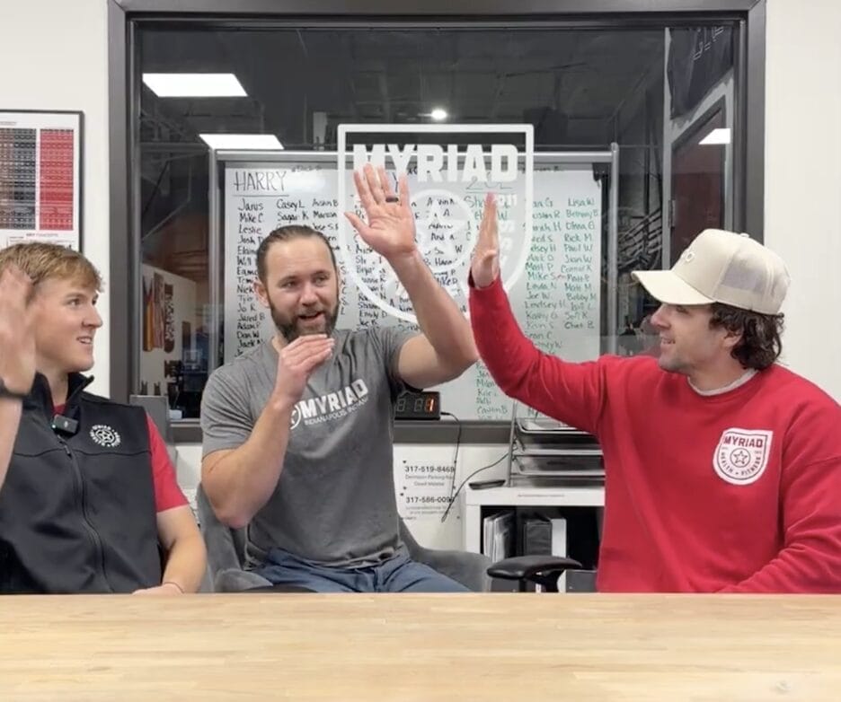 In this episode of "For Time" with Myriad, Coach Jared is joined by Interns Riley and Harry to talk about the upcoming CrossFit Open + Intramural Open being hosted at Myriad.